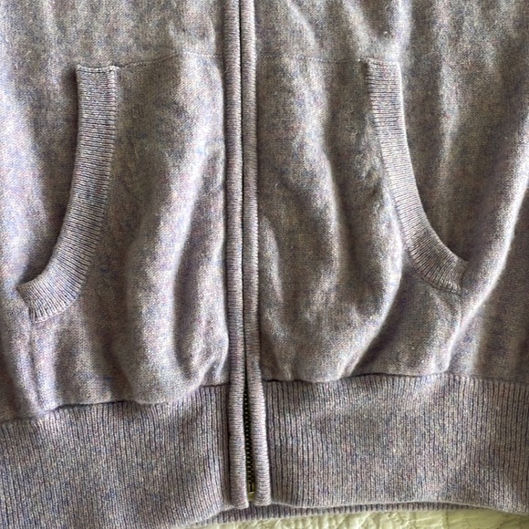 Aqua Kids Heather purple cashmere sweater size XL - Picture 4 of 7